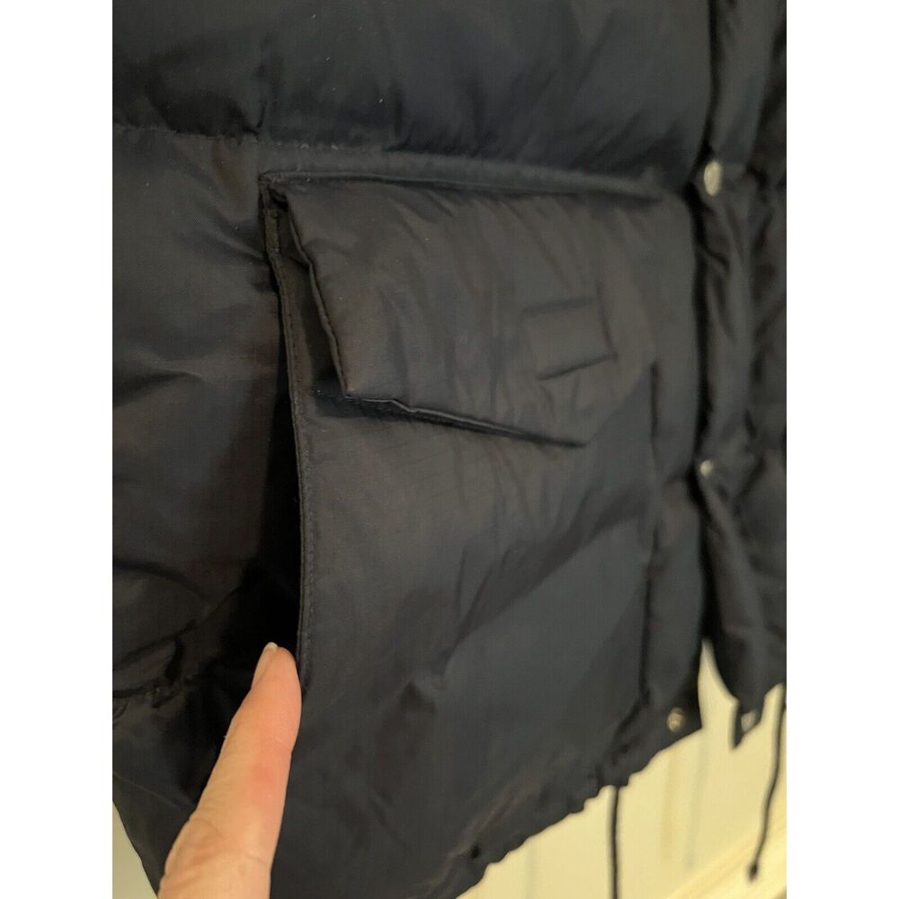 Abercrombie & Fitch Large Blue Vintage 1990’s Duck Down Sleeveless Puffer Vest - Picture 7 of 9